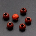 Polierte rote Achat 12mm Perlen mit großem Loch und glatter Textur für DIY Schmuck - Regenbogenstein 1 Stück