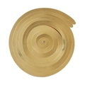 Shiny gold PVC spiral ceiling pendant for birthday and wedding party venue decoration - Double Spiral / Light gold