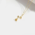 Elegant gold rose flower pendant necklace with minimalist design for women - Rose Style (XL3272-1) / Rose XL3272-1