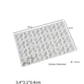Molde de silicona de mariposa con 12 símbolos del zodíaco para colgantes de resina - Placa Completa Mariposa Doble Agujero - Estilo Zodiaco