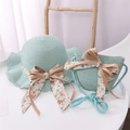 Light Green Outfit (hat + Bag) / Children 52cm-54cm