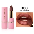 Handaiyan Pearlescent Shimmer Lipstick #08 Celebration Hydrating Shimmer Lip Gloss Makeup - Shimmer Lip Gloss #08