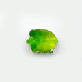 Mini acrylic hair claw clip in a vibrant green leaf shape for creative hair styling - Artichoke Clip 5.2cm