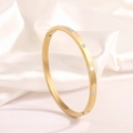 [102] Gold Diamond Bracelet