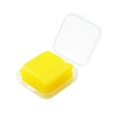 Yellow wax clay for diamond painting tools stored in a transparent square plastic case - Yellow (Boxed)