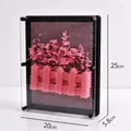 3D pin art toy in extra large pink size, dimensions 25x20x5.8 cm for creative play - Extra Large / Pink