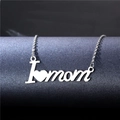 Collier minimaliste en argent avec pendentif MOM, cadeau pour la fête des mères - Style I mom (XL226)