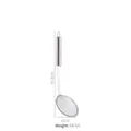 304 stainless steel fine mesh oil skimmer spoon, size 31.2cm long and 10cm diameter - Narrow Rim Oil Skimmer 10 Inch