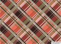 Vintage aurora plaid water transfer nail stickers featuring red and olive green patterns - WG4007