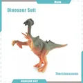 Detailed Therizinosaurus dinosaur model toy in pink-orange finish with iconic long claws - Therizinosaurus (BL-5266)