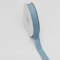Ruban en velours bleu ciel double face sur rouleau pour nœuds DIY et cadeaux de Noël - 1,5cm de Large * 5 Yards de Long / Bleu lac
