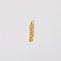 Pendentif doré poli en forme de mot Mama avec un design minimaliste élégant - Pendentif Lettre Mama