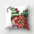 Christmas Gnome with Gift (10) / 45x45cm