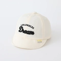 Dettaglio del cappellino per neonati con ricamo Los Angeles e tessuto traspirante - 50cm (1-3 anni) / Bianco Sporco