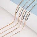 Detail of four textured 18K gold plated silver chains including pearl and O-cross styles - Plain Cross Chain / 45cm / Gold