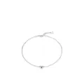 Minimalist S925 sterling silver bracelet with polished 3D heart pendant and adjustable chain - 925 Sterling Silver