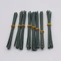 Dark green floral wire stems for Christmas flower arrangements and DIY crafts - Floral Wire / 12cm / Dark Green