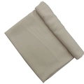 Beige pleated satin chiffon long scarf folded and rolled up on a white background - 180*70cm / Ivory (21#)