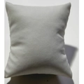 Soft light grey flocking pillow for watch and jewelry display and storage - Beige Grey PU Leather 7.5x8.5