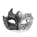 Horn Painted Black Silver