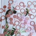 Rose gold glitter confetti in diamond ring shape for wedding party table decorations - Rose Gold Ring