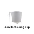 Taza medidora de silicona de 30ml con escala precisa y boquilla para resina artesanal - Taza medidora de 30 ml