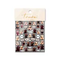 Japanese style cute cartoon bear nail art stickers with thin and flexible texture - Teddy Bear Toy - Thin and Tough (to2619)