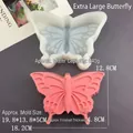 Stampo in silicone a farfalla DIY per torte e candele con capacità di 540g - Farfalla Extra Grande