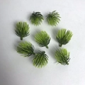 Green artificial pine needles for Christmas DIY crafts and mini floral arrangements - 4CM Beauty Pine Leaf