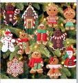 Classic 11-piece gingerbread man and snowman Christmas tree ornaments set made of PVC - Amazon Hot Sale B (11Pcs)