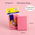 Note adesive rosa formato 76x50mm 100 fogli per blocco per ufficio e scuola - 76*50mm / Rosa