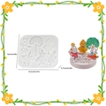 Moule en silicone lapin de Pâques pour bricolage en résine avec formes de poussin et d'arbre - Décoration de Pâques - Plugin B