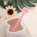 Cute pink cartoon pig neutral pen with smooth barrel for student stationery collection - Pink Barrel Pig