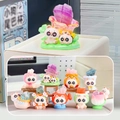Cartoon cat crystal ornament set featuring 9 unique designs including a hidden mystery style - A033 Emotional Siamese Cat (8 Pcs/End Box) / Full Box Set