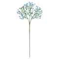 Artificial baby's breath flower bouquet with delicate blue blossoms for home decor - AHB1754 Series / Blue