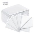 50 manteles blancos impermeables para manicura 45x32,5 cm para salones de belleza - 50 Piezas / Blanco