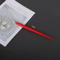 Rode 13cm kunststof handgreep krabgereedschap met metalen punt voor nagelverzorging - Rode Schraper