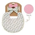 White with Pink Tulips (DP127-1)