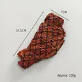 Realistisch kunstmatig biefstukmodel, 14,5x7cm decoratief voedsel met grillstructuur - Raster Biefstuk - Koelkastmagneet