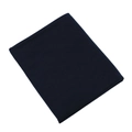 Dark blue jersey fabric headscarf in a soft mercerized cotton for winter neck protection - 08 Blue Black
