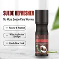 Rénovateur daim noir 100ml pour l'entretien du nubuck avec un applicateur éponge - YUWANG Marron 100ml + Brosse pour daim