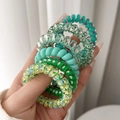 Style Fil de Téléphone en Spirale / Lot de 6 (Sac OPP) / Vert