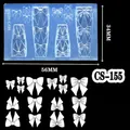 Nail art mold CS-155 featuring elegant 3D bow designs for DIY Chinese style manicure - CS-155 Bow Combination