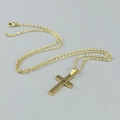 Ciondolo In Oro Con Catena A O 24 Mm*60 Cm Stile Inglese