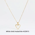 Collier en Nacre Blanche (KCD915)