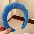 Twisted Sponge Headband / Dark Blue