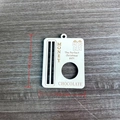 Wooden Christmas money holder ornament with chocolate slot and size labels 10cm x 7.5cm - Chocolate/Money Holder (Style 25)