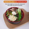 Modello realistico di ciotola di ramen giapponese da 13cm e salvadanaio decorativo - Ciotola Grande - Tagliatelle alle Lumache