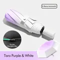 8-rib automatic umbrella with taro purple gradient and double fiberglass frame - Taro Purple (Auto)