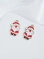 Detail of DIY Christmas Santa Claus enamel pendants for holiday bracelet making - Classic Santa (11)